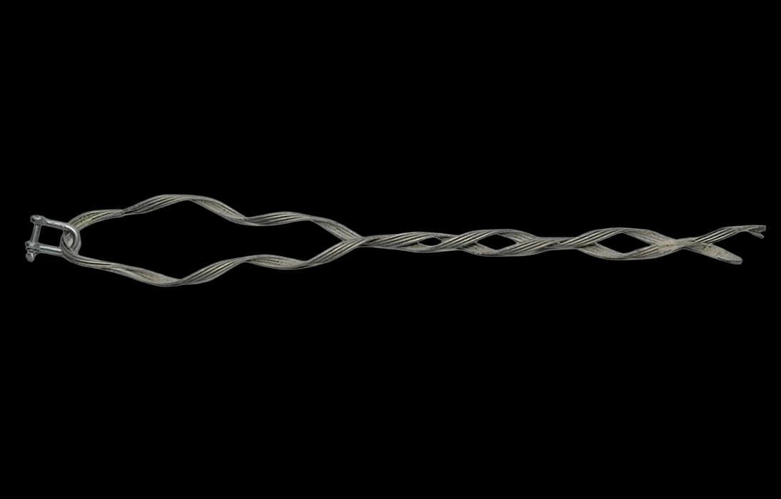 Зажим спиральный натяжной НСО-9,1/10,5(4) (коуш-скоба)