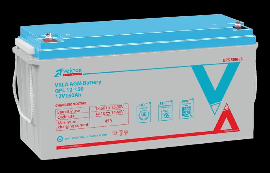 GPL 12-150	Аккумуляторная батарея Vektor GPL 12-150