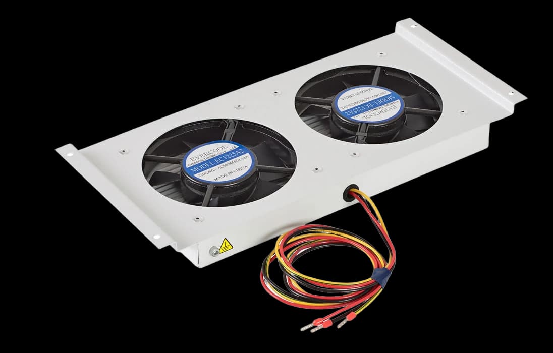 Вентиляционная панель для ШАН-М/Н 19’’ без шнура питания ВП-2ПТ с механическим термостатом ССД