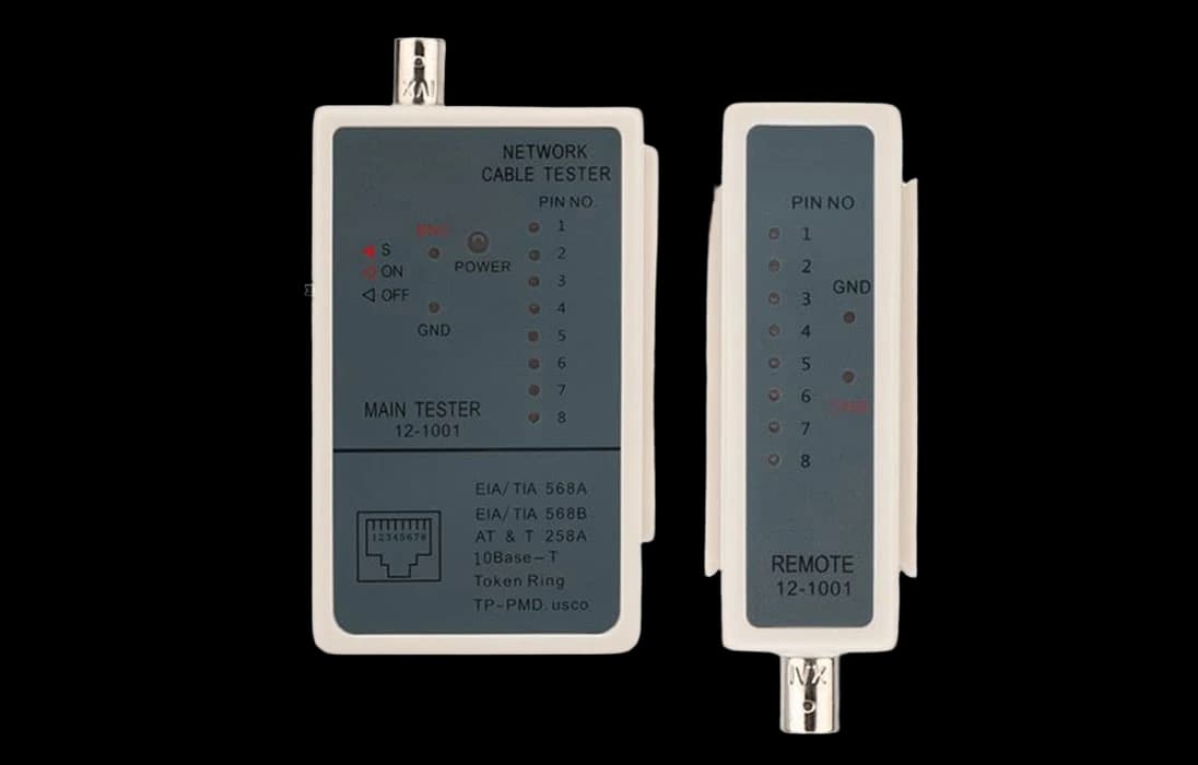 12-1001 Тестер кабеля RJ-45 + BNC 5248 REXANT