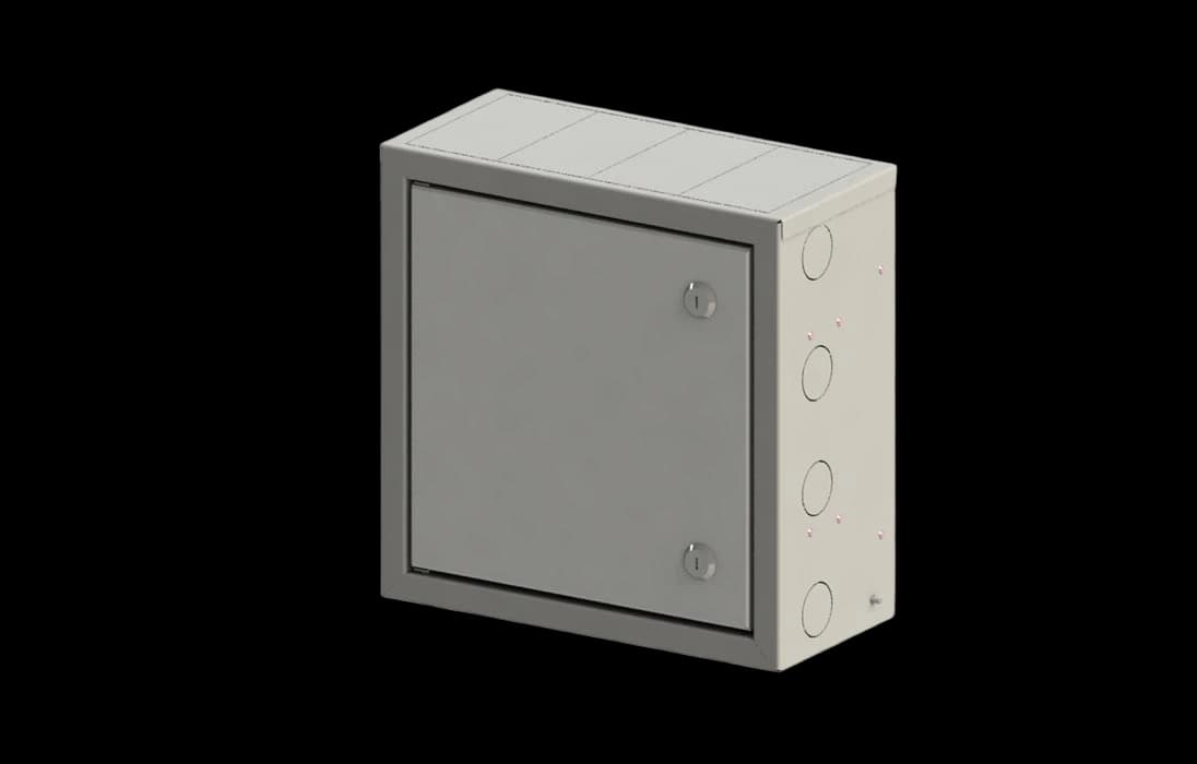 Шкаф подъездный 24 порта ШП–24 ССД