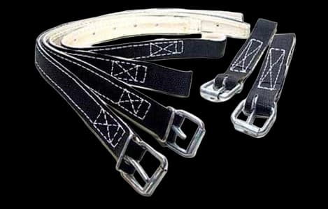 Ремни кожаные для когтей-лазов