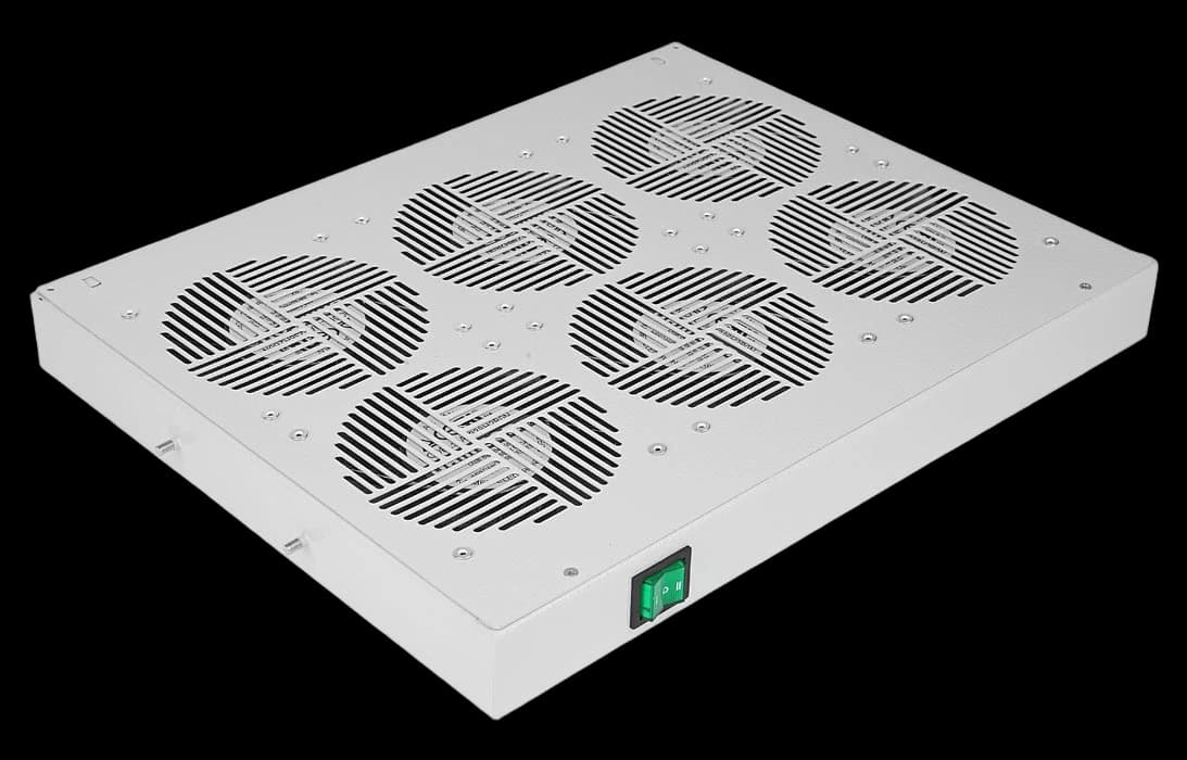 Вентиляторный модуль , 6 вентилятора с термодатчиком без шнура питания 35С ВМ-6-19" ССД