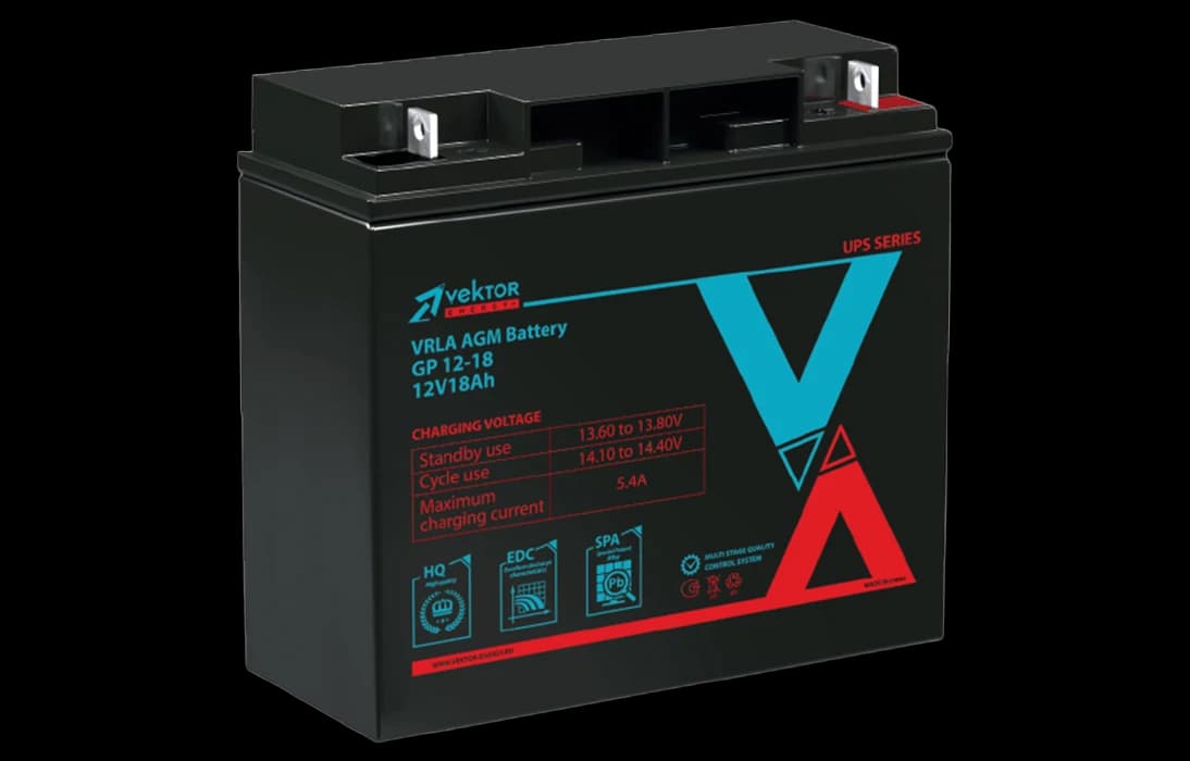 GP 12-18 Аккумуляторная батарея Vektor GP 12-18