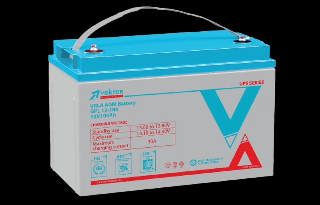 GPL 12-100	Аккумуляторная батарея Vektor GPL 12-100