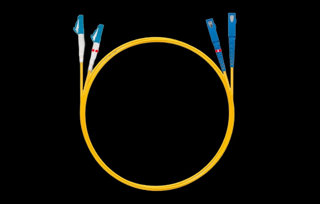 Шнур ШОС-2SM/2.0  мм-LC/UPC-SC/UPC-1.0  м