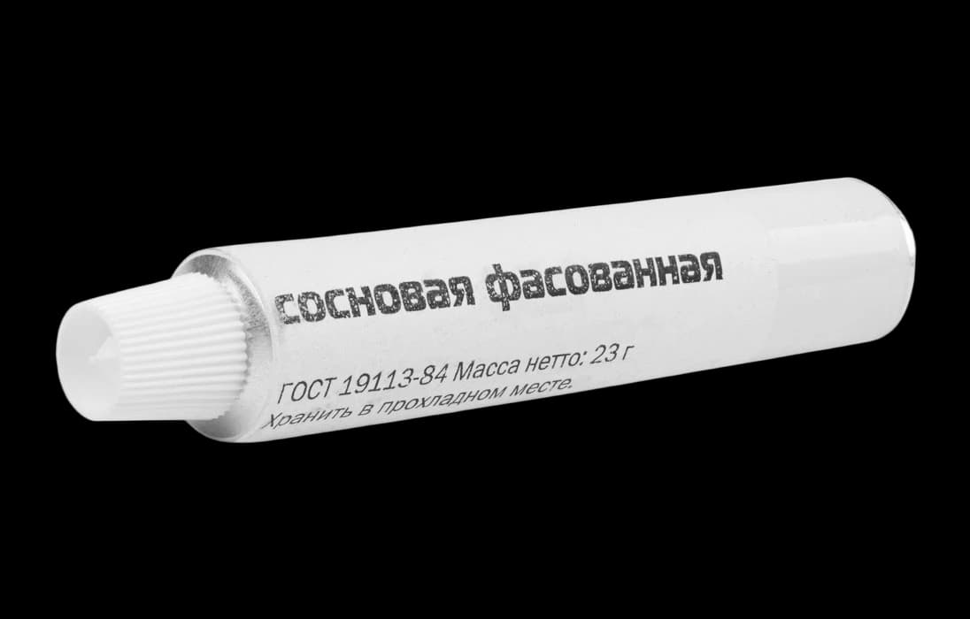Канифоль сосновая фасованная  в тубах, 23 гр ССД