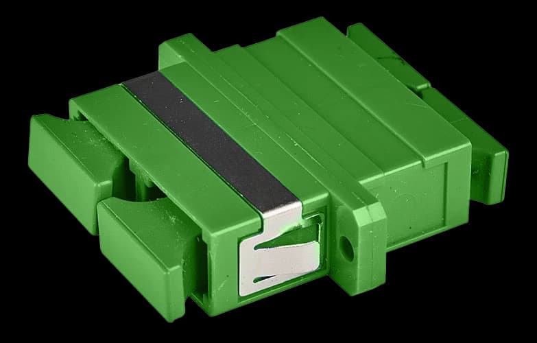 Адаптер (розетка) SC/APC SM дуплексный с фланцами