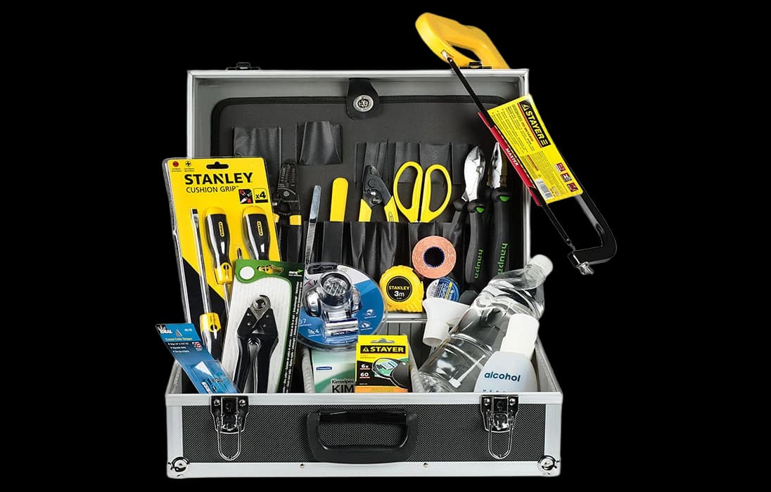 НИМ-25 Комплект инструментов для разделки кабеля (Haupa)