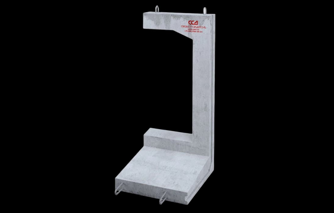 Блок стеновой ж/б  СБ-2-2