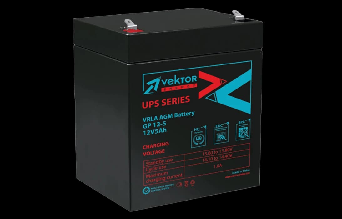 GP 12-5 Аккумуляторная батарея Vektor GP 12-5
