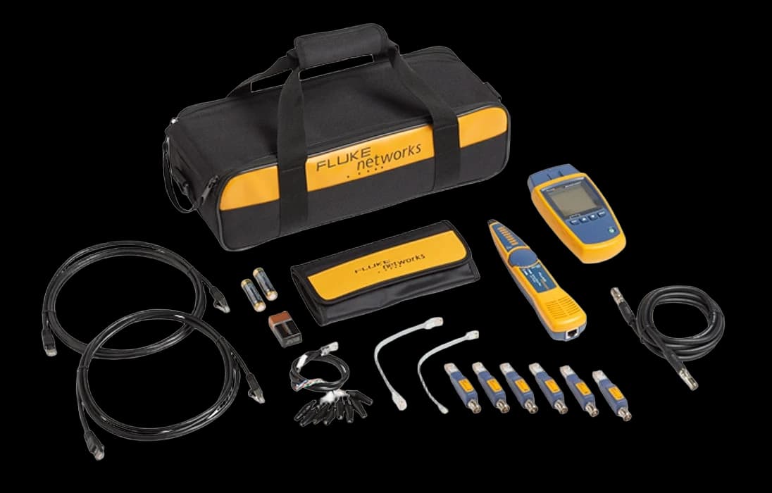 Fluke Networks MS2-KIT, расширенный комплект кабельного тестера MicroScanner 2