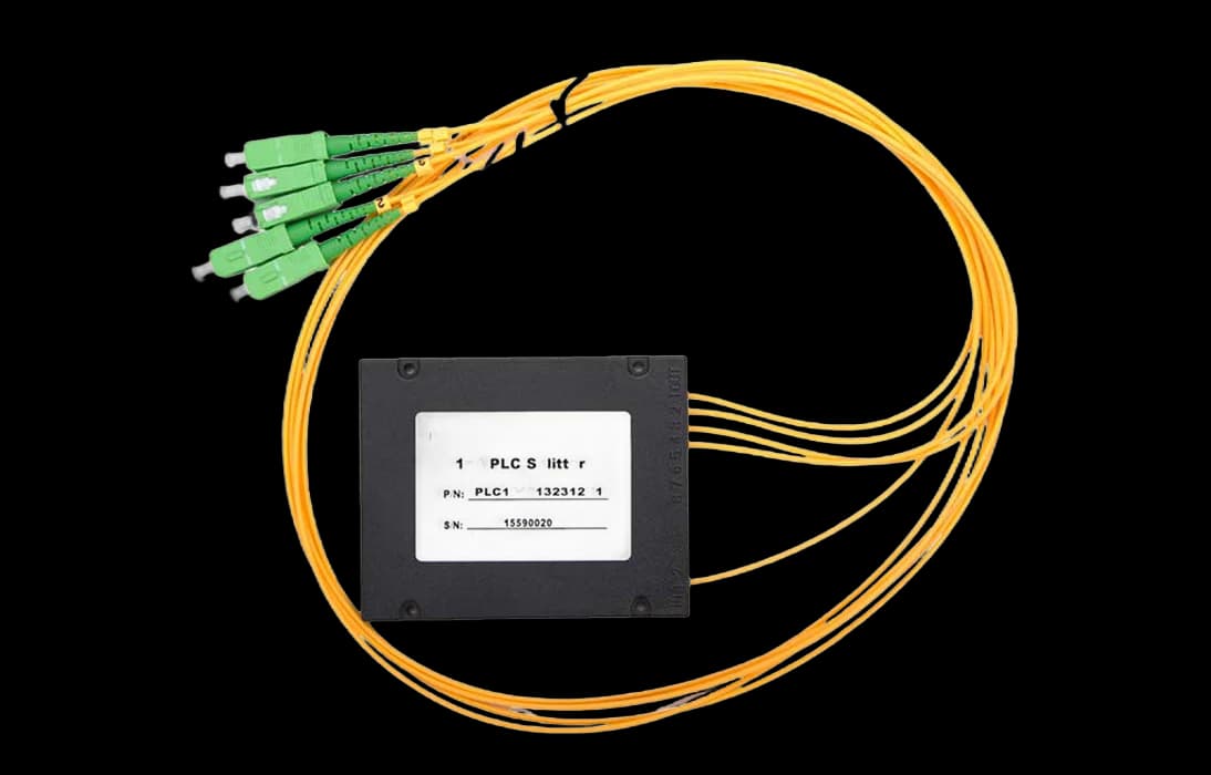 Разветвитель РО-1х4 -PLC -SM/2,0 -1,0 м-SC/APC  (-40+70 С)