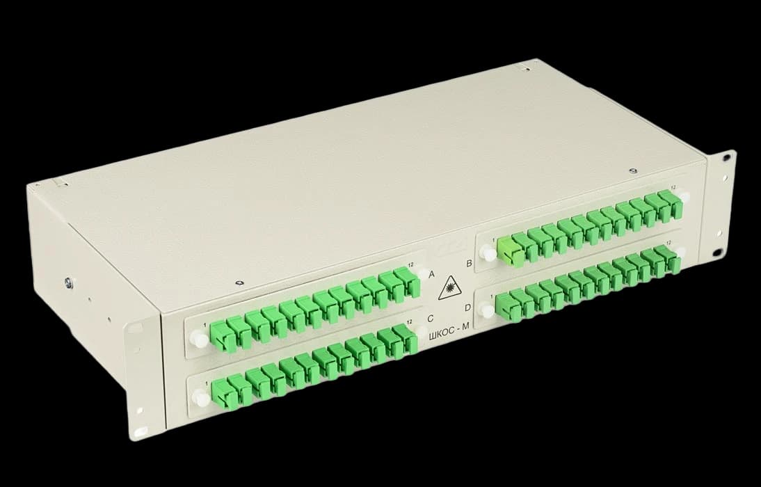Кросс ШКОС-М -2U/4 -48 -SC    ~48 -SC/APC   ~48 -SC/APC