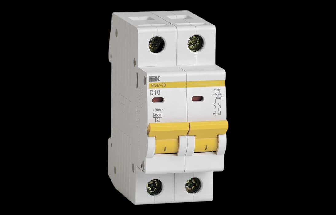 MVA20-2-010-C Авт. выкл.ВА47-29 2Р 10А 4,5кА х-ка С ИЭК