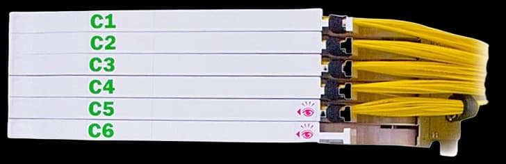 Блок кроссовый 6 модулей КБ6-П6-144SC-144SC/APC-144SC/APC ССД ВОКС-ФП-СТ