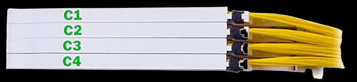 Блок кроссовый 4 модуля П КБ4-96SC-96SC/APC-96SC/APC ССД ВОКС-ФП-СТ