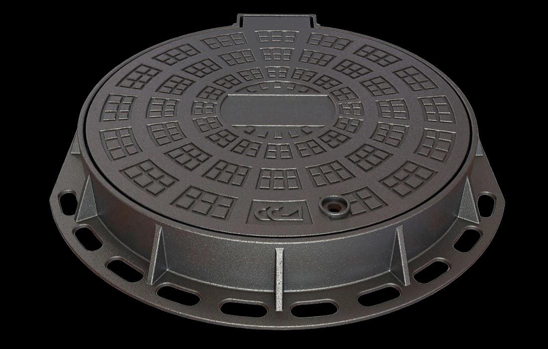 Люк аэродромный CТУ(F900) сверхтяжелый ВЧШГ-50 ГОСТ 3634-2019