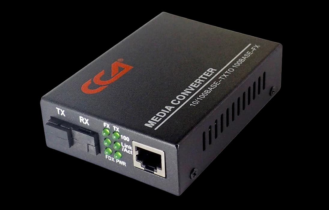 Медиаконвертер 100M, Tx1550/Rx1310 20km, RJ45 SC