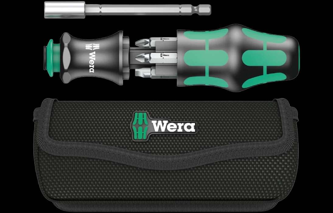 WE-134491	Kraftform Kompakt 28 с сумкой, набор бит с отвёрткой-битодержателем, 6 пр.