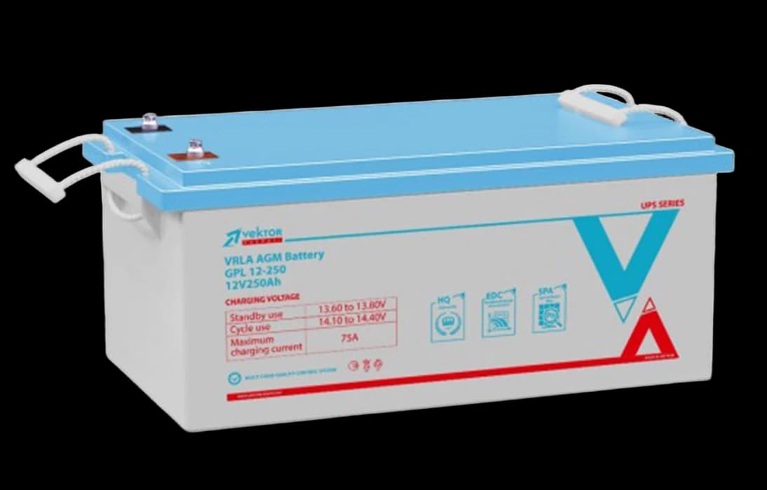 GPL 12-250	Аккумуляторная батарея Vektor GPL 12-250