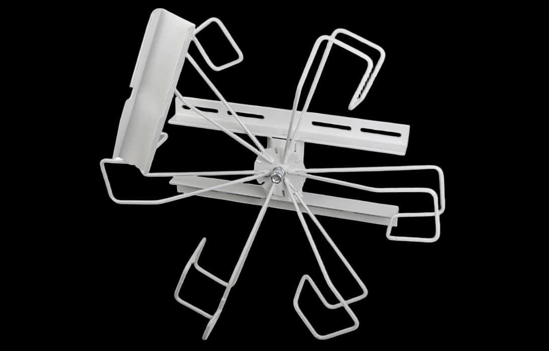 Устройство для подвеса муфты и намотки ОК с элементами крепления ССД