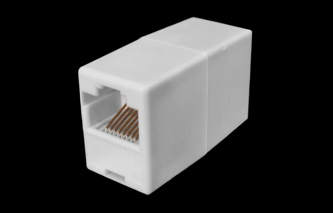 03-0101-4 Кoмпьютерный проходник RJ-45(8P-8C) cat 5e, (гнездо-гнездо)  PROconnect