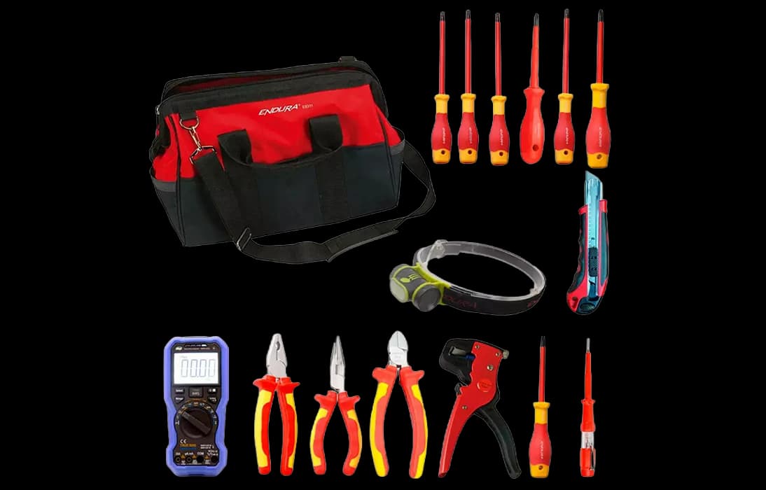 SK-16 B1 - набор изолированного инструмента электрика в сумке
