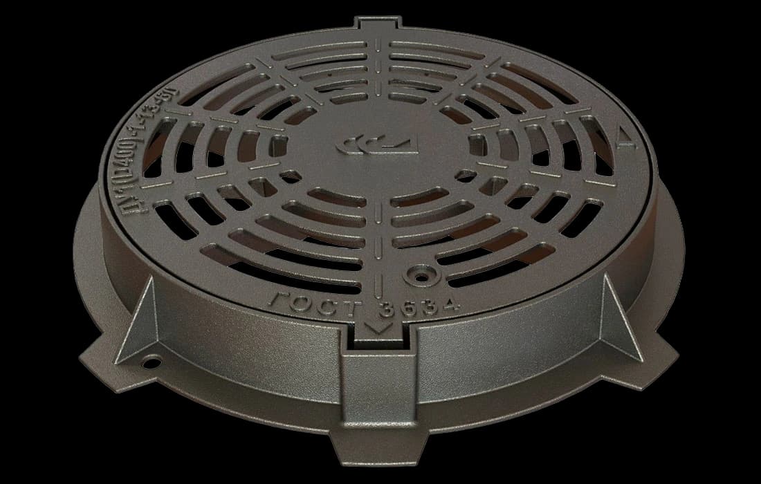 Дождеприемник усиленный ВЧШГ ДУ1(Д400)-1-13-60 ВЧ-50, ГОСТ 3634-2019.