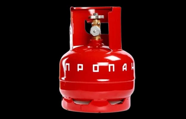 Баллон 5.0 л к газовой горелке с вентилем