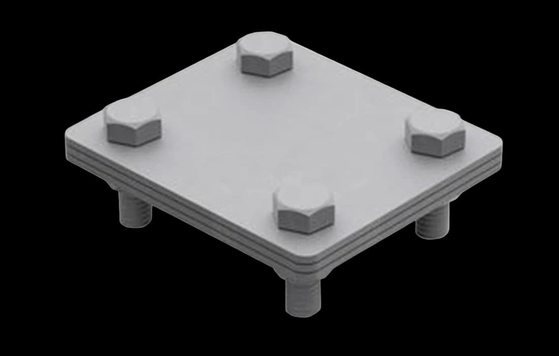 NG3105 Соединитель полоса - полоса, 80х80 мм