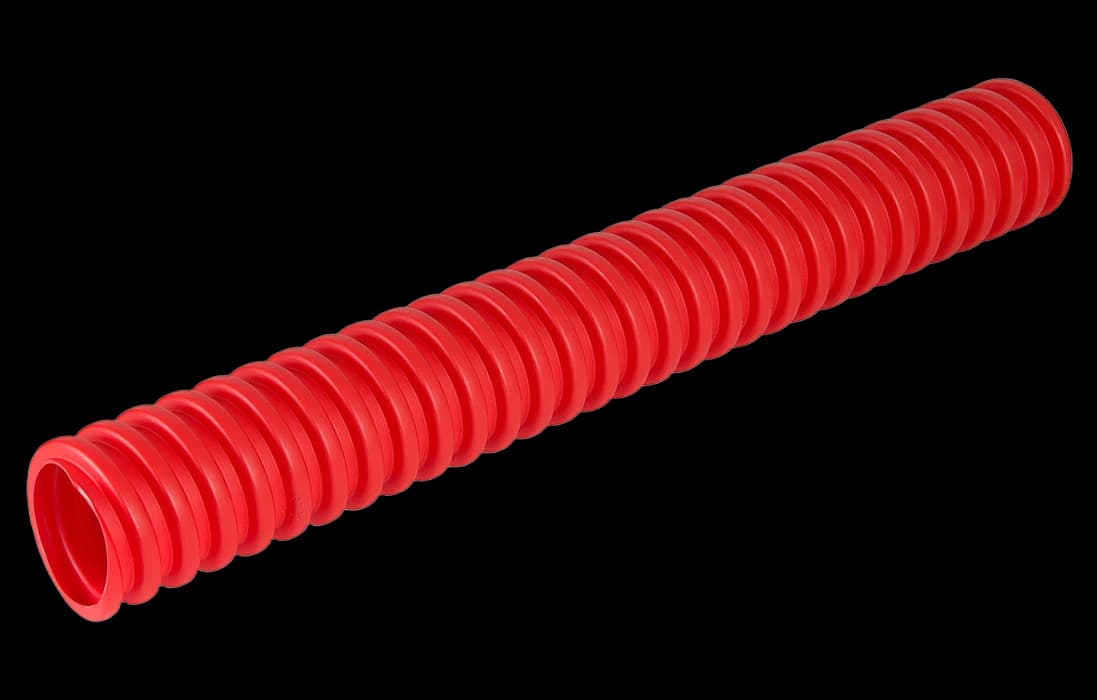 Труба ПНД гибкая для кабельной канализации OD=63мм, 500L, SN16, с протяжкой, 100м