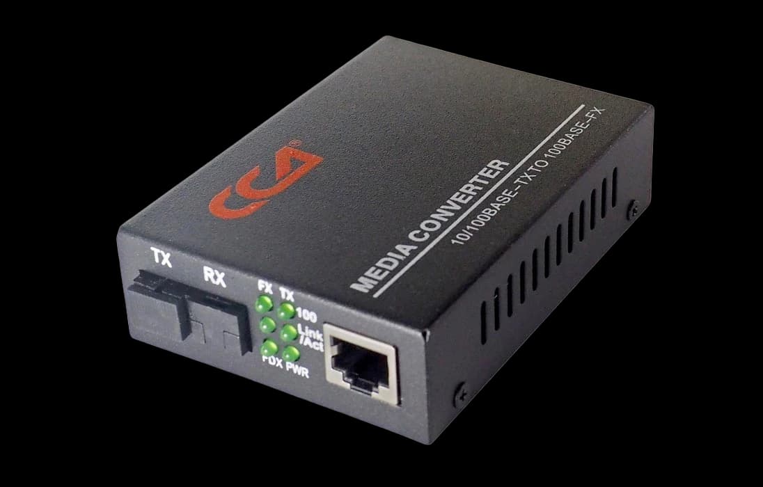 Медиаконвертер 100M, Tx1310/Rx1550 20km, RJ45 SC