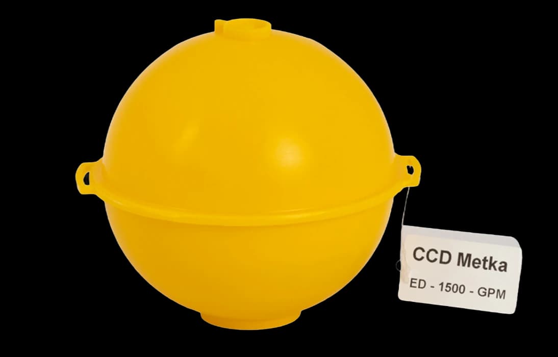 CCD Metka ED-1500-GPM шаровой пассивный маркер для газопровода