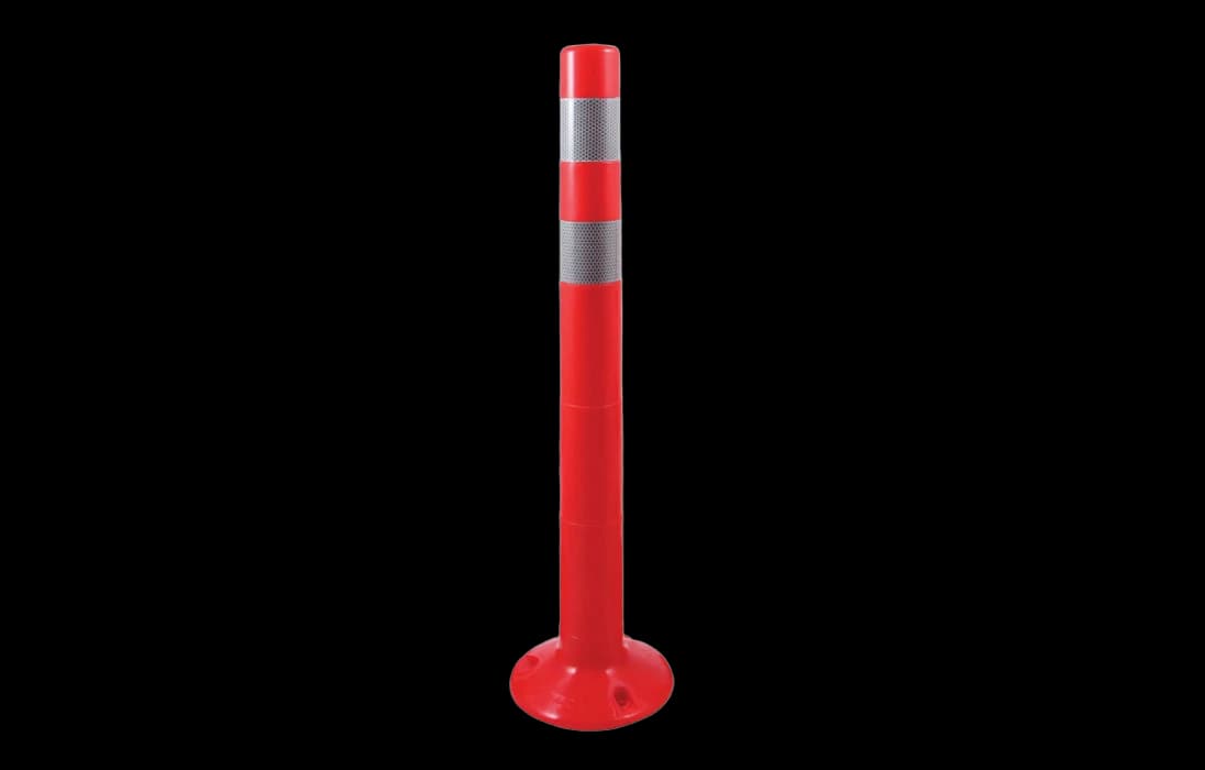 Столбик сигнальный упругий ССУ-750 ГОСТ с 2-мя полосами