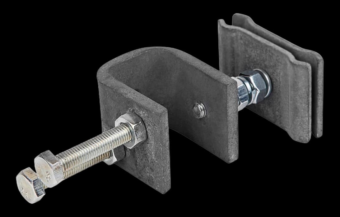 Зажимы крепления шлейфа оптического кабеля