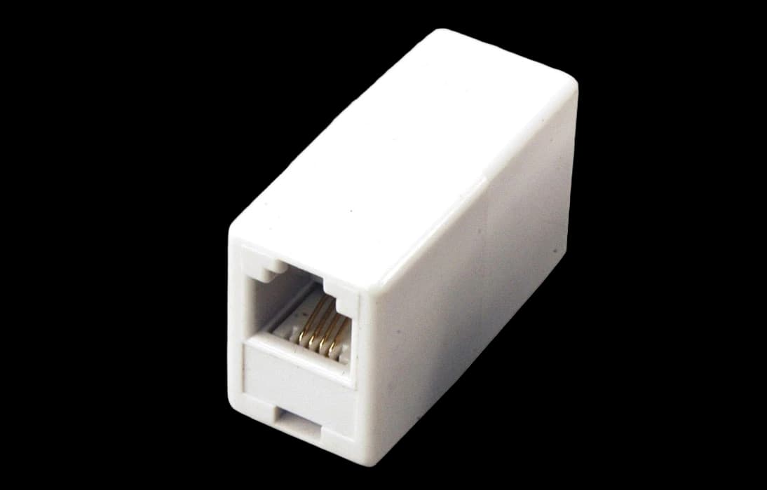 03-0022 Телефонный проходник RJ-11(6P-4C) (гнездо-гнездо)  REXANT