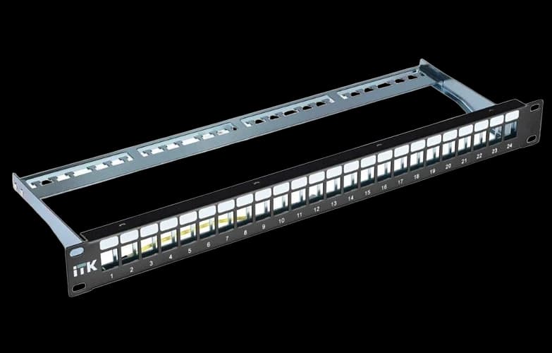 PP24-1UMF ITK 1U Модульная патч-панель FTP, 24 порта