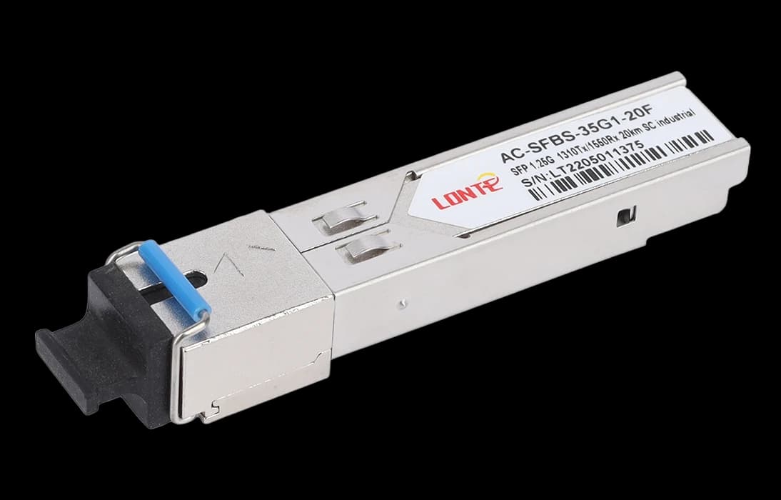 Модуль SFP WDM 1.25G Tx1310/Rx1550 20km SC DDM Industrial