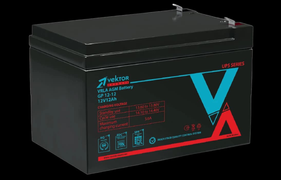 GP 12-12 Аккумуляторная батарея Vektor GP 12-12
