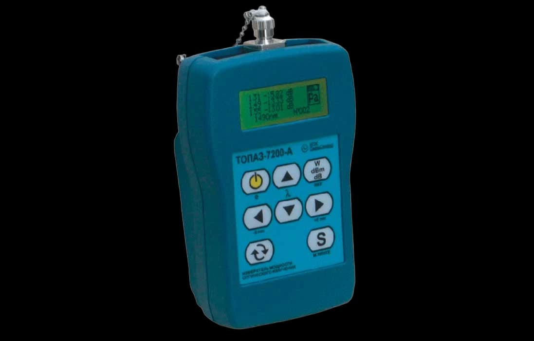 Измеритель мощности оптического излучения ТОПАЗ-7210-А (-85 ...+7дБм)