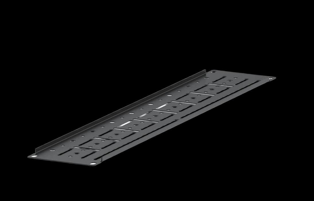 Органайзер кабельный горизонтальный для стяжек 19"  ОКГСТ-19"-2U