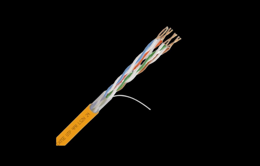 Витая пара UTP4 CAT5e LSZH-1134 (бухта 305м) Кабель информационный UTP4 категория 5Е, количество пар 4, для внутренней прокладки, неэкранированый, Тип оболочки LSZH