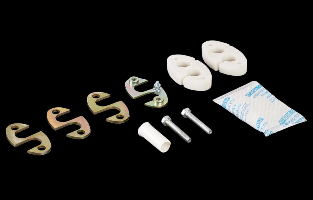 Комплект для ввода ОК 13-16 мм в овальный патрубок муфты МОГ-Т-4 и МПО-Ш1 ССД