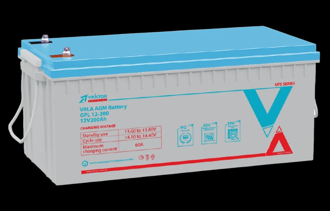 GPL 12-200	Аккумуляторная батарея Vektor GPL 12-200