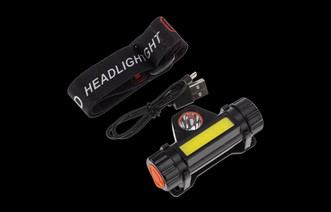 75-7839 Фонарь налобный NEW AGE, трехрежимный, поворотный, сверхлегкий, с магнитом REXANT