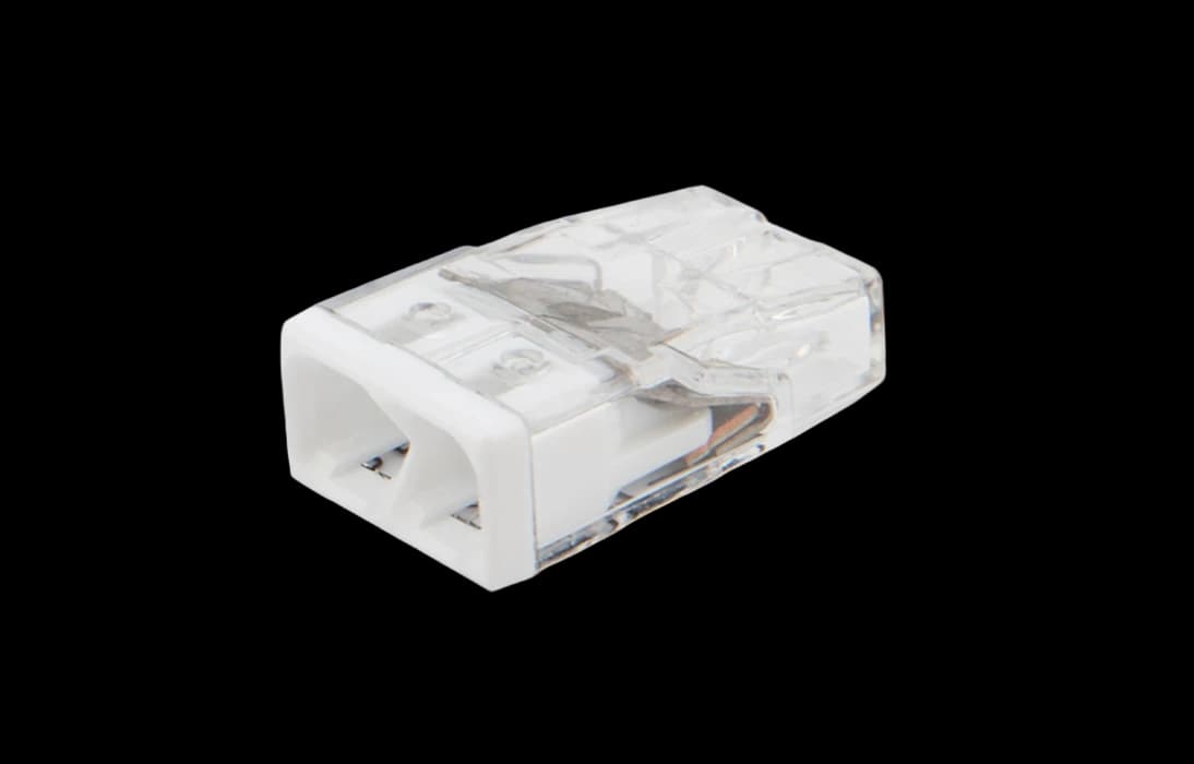 07-3211 Экспресс-клемма REXANT СМК 2273-202, 2-проводная 0.5-2.5 мм², прозрачная (100 шт./уп.)