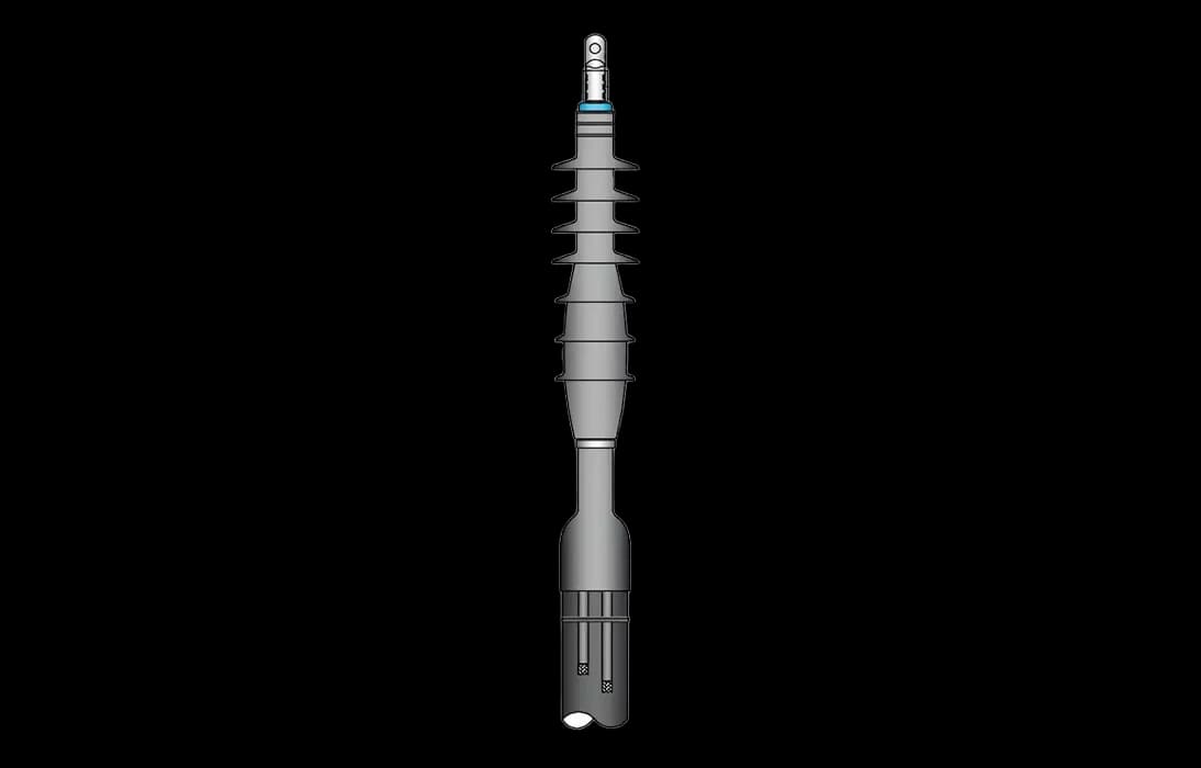 ИМАГ-Муфта-35-TO-1х120-240 - комплект концевой муфты холодной усадки внешней установки для 1-жил. кабеля с изоляцией из СПЭ на 35 кВ, 1х120-240 мм2