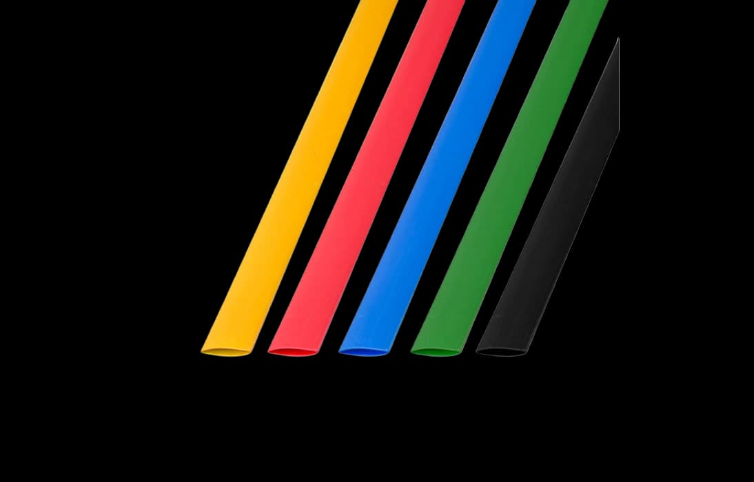 29-0160 Набор термоусадочной трубки REXANT 10,0/5,0 мм, пять цветов, упаковка 50 шт. по 1 м