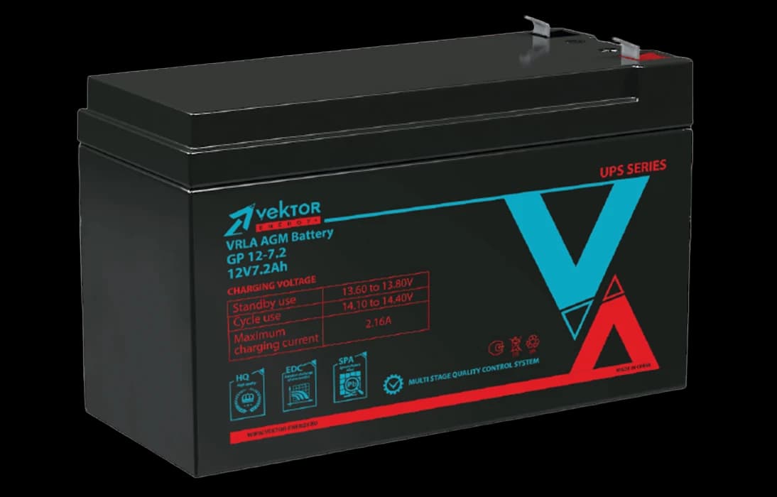 GP 12-7.2 Аккумуляторная батарея Vektor GP 12-7.2
